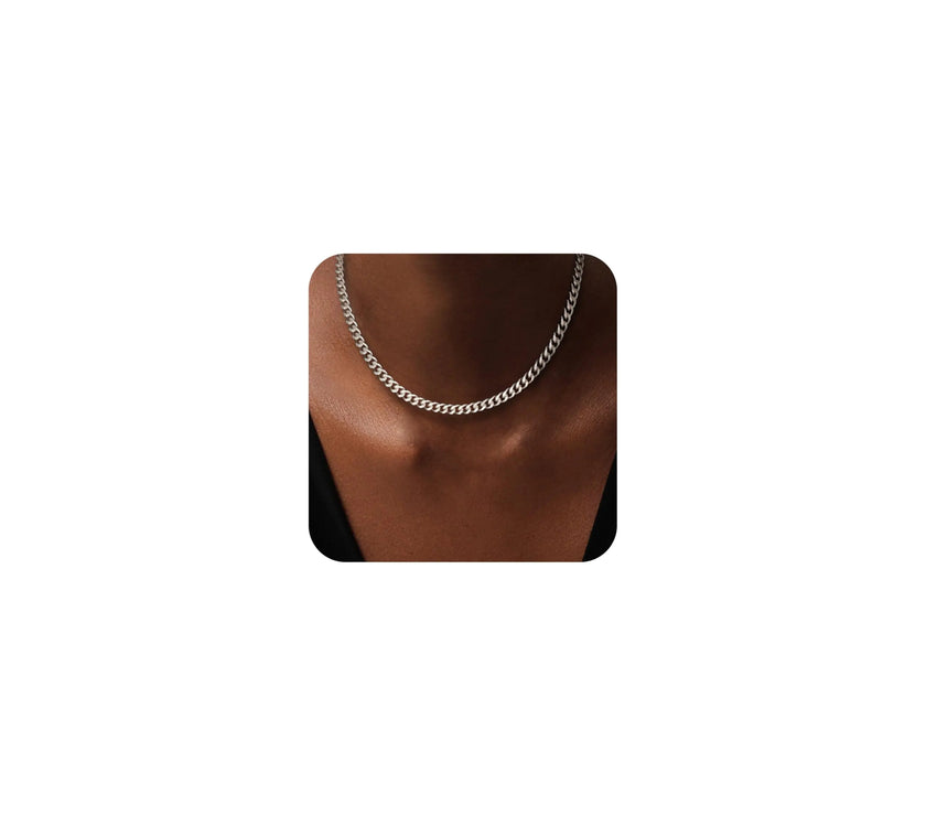 14K Gold Plated Women's Cuban Chain Necklace