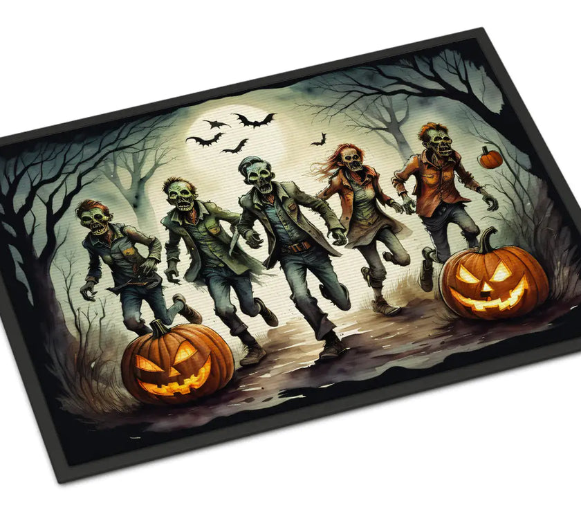 Zombie Welcome Halloween Mat