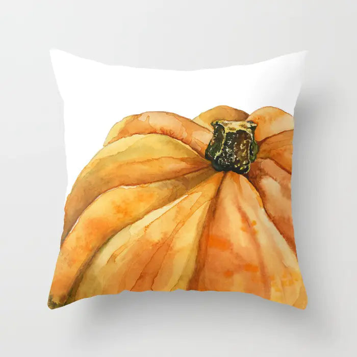 Festive Pumpkin Pillow Cover