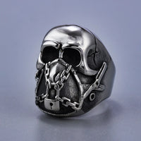 Skull Emblem Unisex Fashion Ring