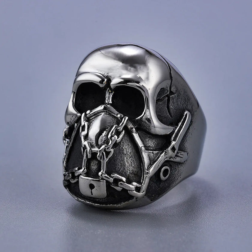 Skull Emblem Unisex Fashion Ring
