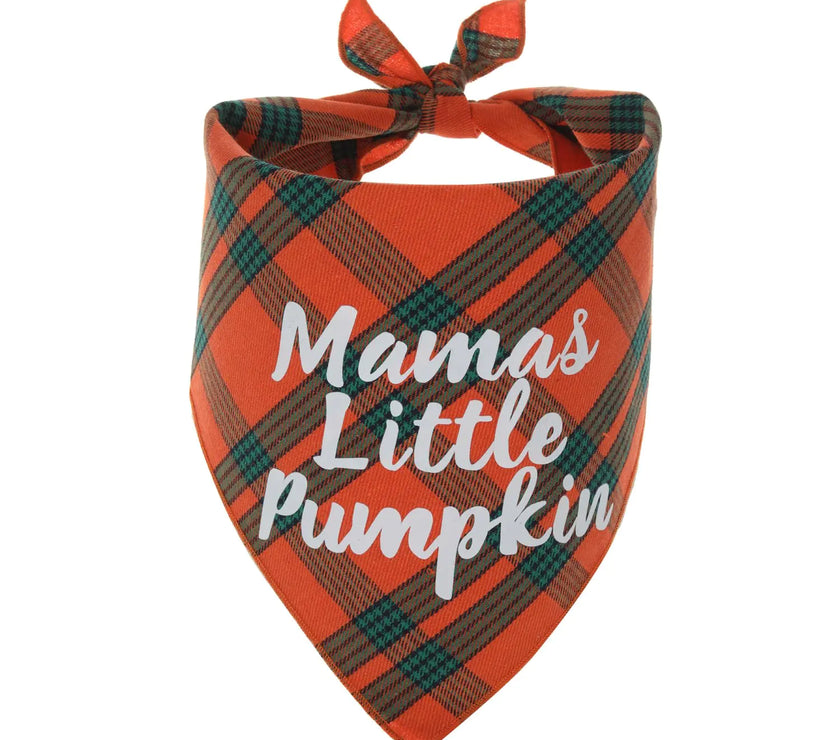 Autumn Plaid Dog Bandana
