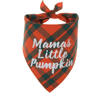 Autumn Plaid Dog Bandana
