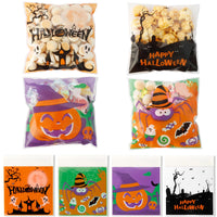 Spooky Self-Seal Candy Bags - 100 pcs