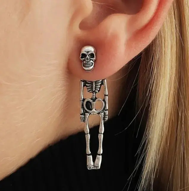 Spooky Skull Studs