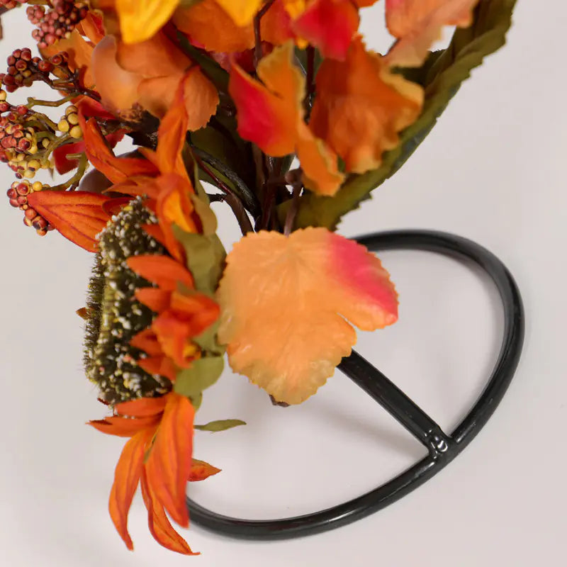 Autumn Glow Sunflower Candle Holder