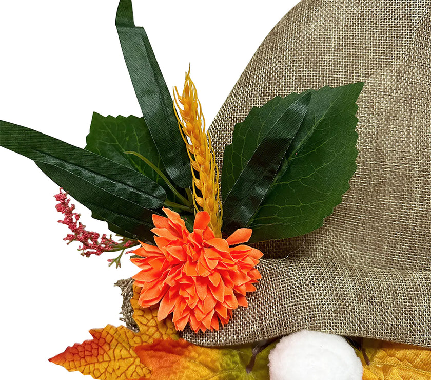 Maple Gnome Fall Festivity Wreath