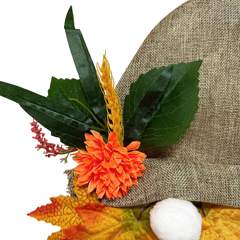 Maple Gnome Fall Festivity Wreath