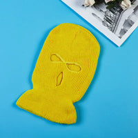 Men's Wool Knitted Ski Cold-proof Riding Mask