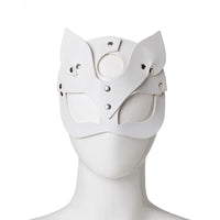 Glam Fox Leather Halloween Mask