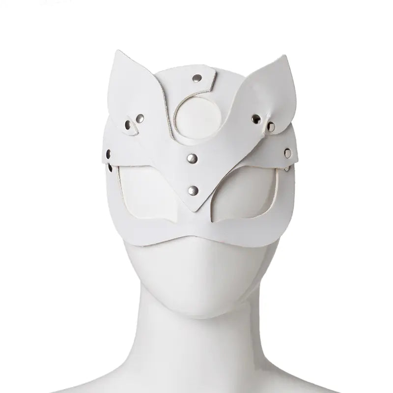 Glam Fox Leather Halloween Mask