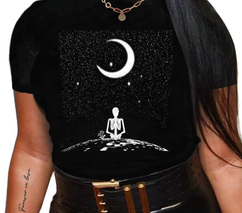 ChicWhisper Ladies Graphic T-Shirts Casual Summer