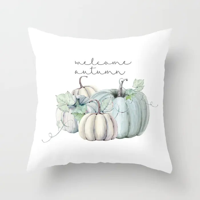Festive Pumpkin Pillow Cover