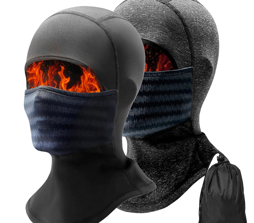 Dual Pack Fleece Ski Masks for Winter Sports