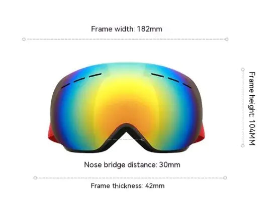 ClearView Anti-Fog Ski Goggles