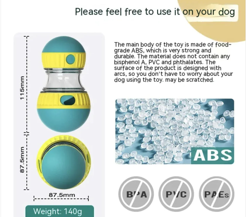 Interactive Food Dispensing Dog Toy Puzzle