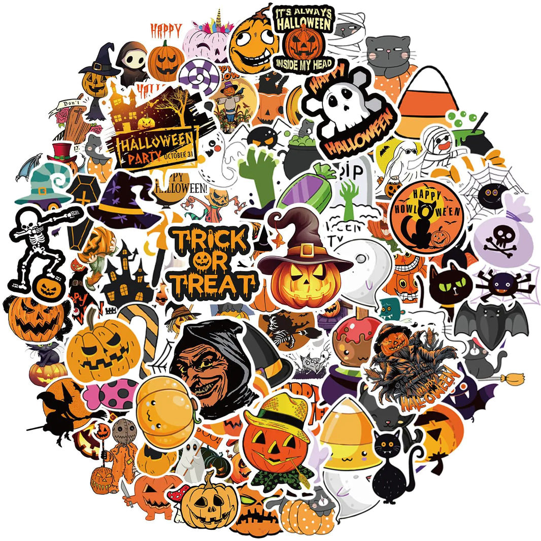 Winthrop 100ct Festive Halloween Stickers