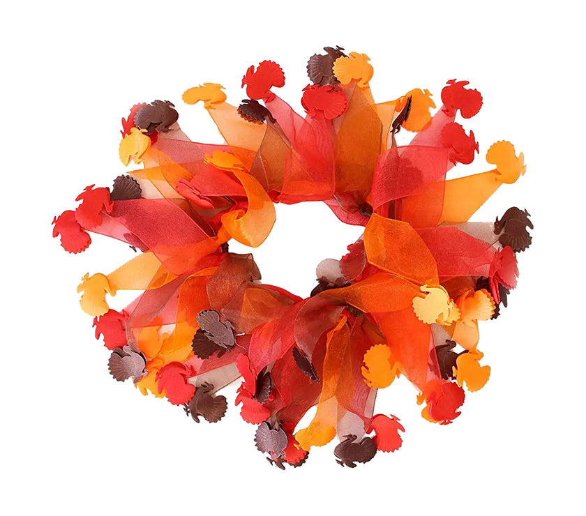 Midlee Festive Turkey Dog Collar (Small)