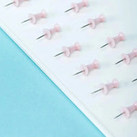 Pink Office Metal Paper Clips Binder Set For Office, School