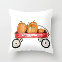 Festive Pumpkin Pillow Cover