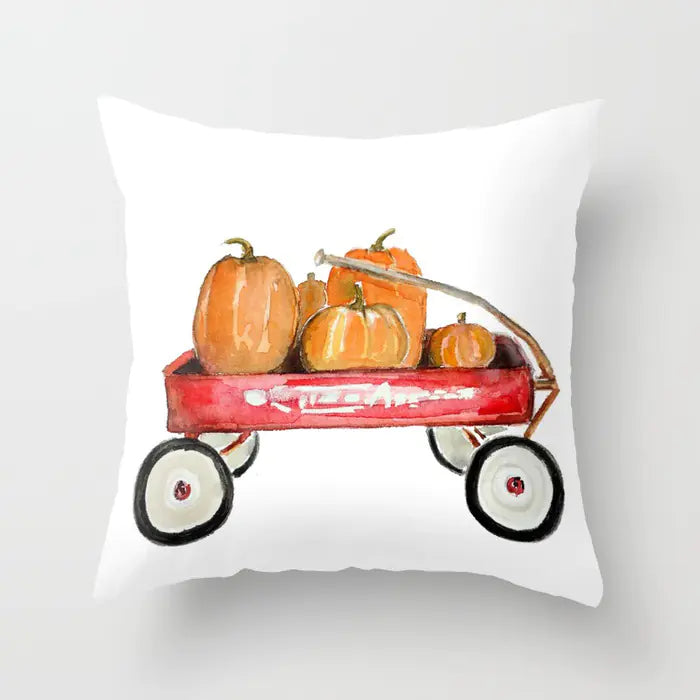 Festive Pumpkin Pillow Cover