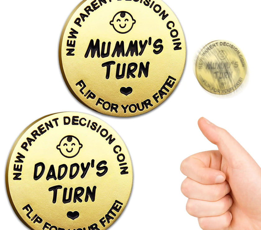 New Parents Fun Decision Coin