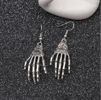 Spooky Spider & Skull Earrings
